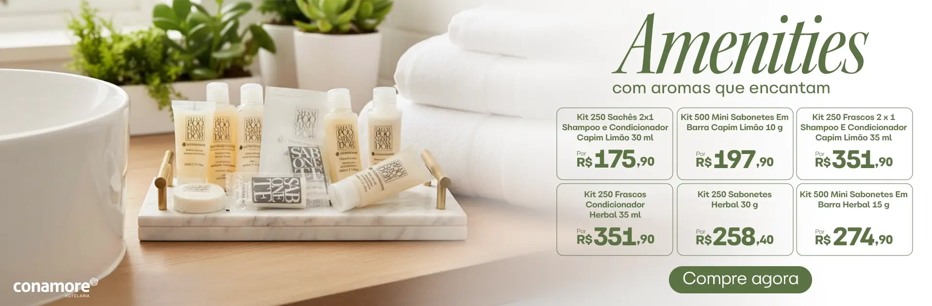 Experiências Marcantes - Amenities